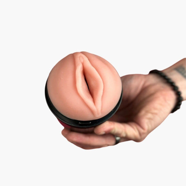 Men's Personal Wellness Sleeve - Textured Handheld Massager with Vibration