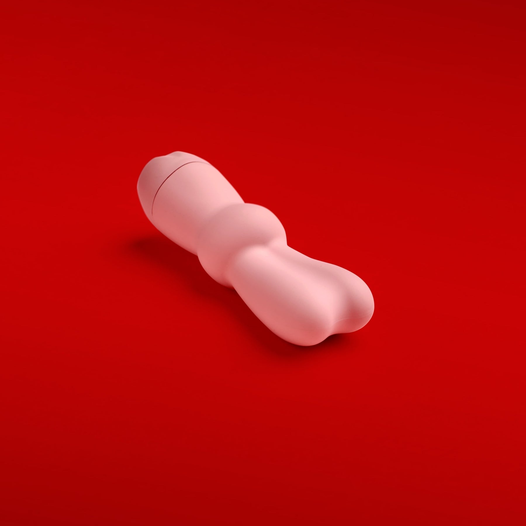 Personal Wellness Device - 10-Mode Waterproof Silicone Peach Massager