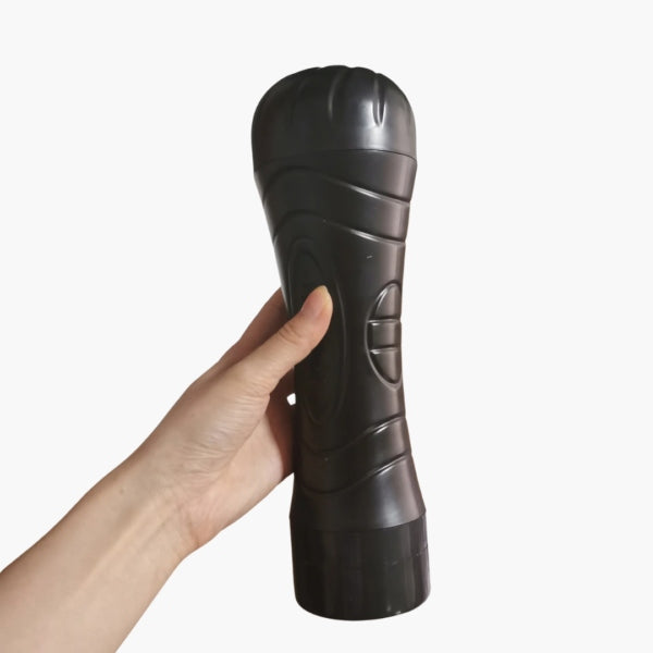 Men's Personal Wellness Sleeve - Textured Handheld Massager with Vibration