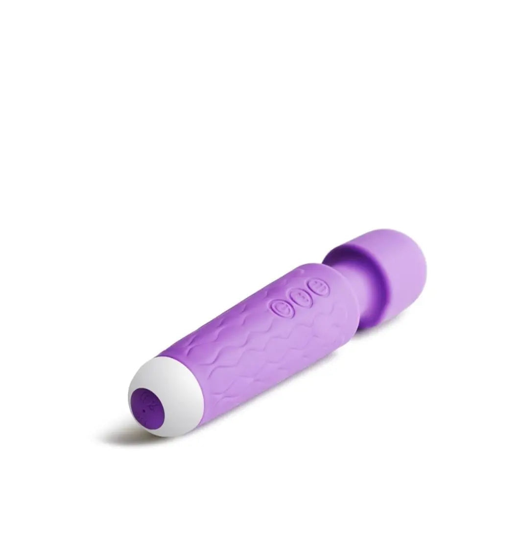 8-Inch Personal Wellness Wand - Rechargeable Silicone Body Massager