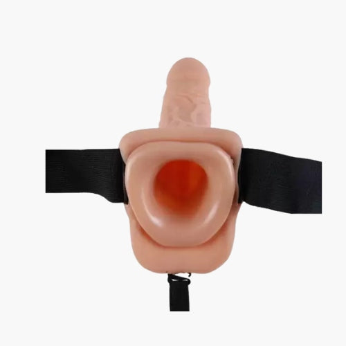 Dual-Stimulation Personal Wellness Device - Adjustable Vibrating Silicone Massager with Harness Support
