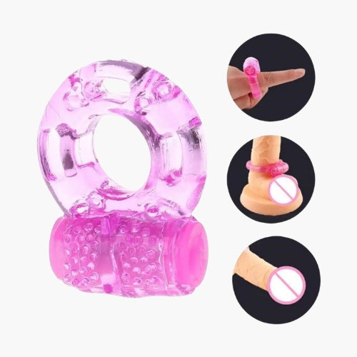 Men's Silicone Wellness Ring - Waterproof Vibrating Stamina Support Accessory