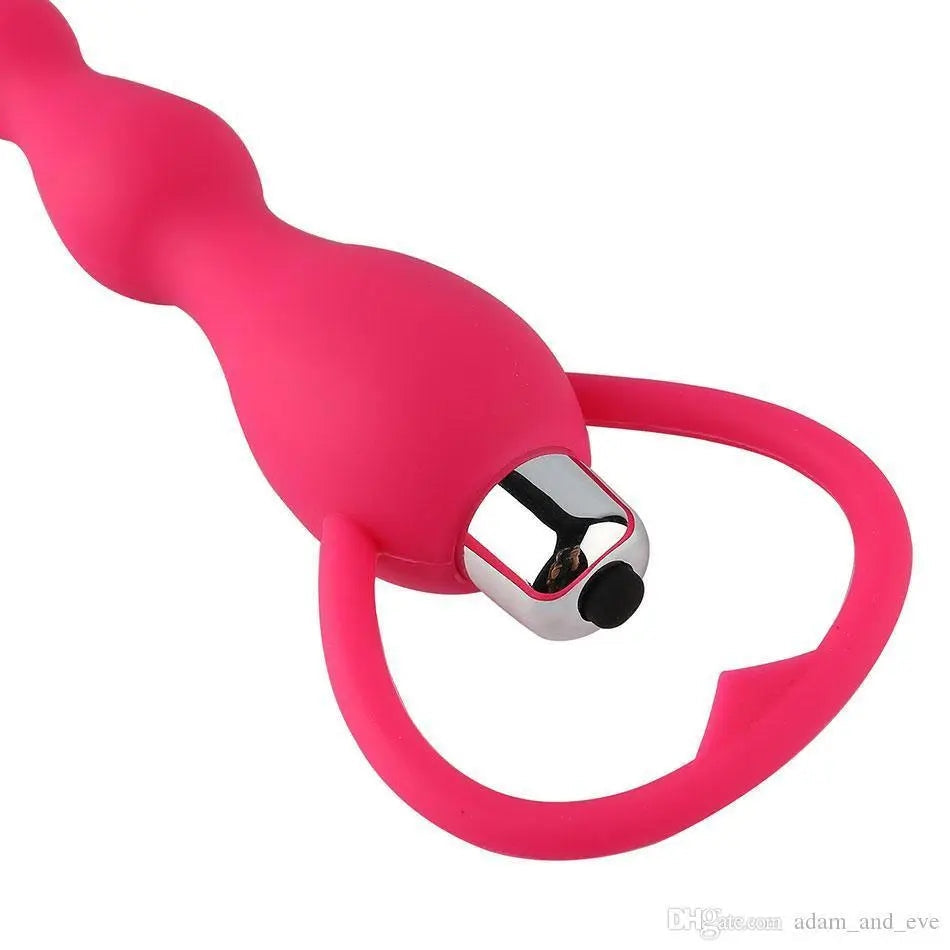 Beaded Personal Wellness Device – Multi-Speed Silicone Body Massager
