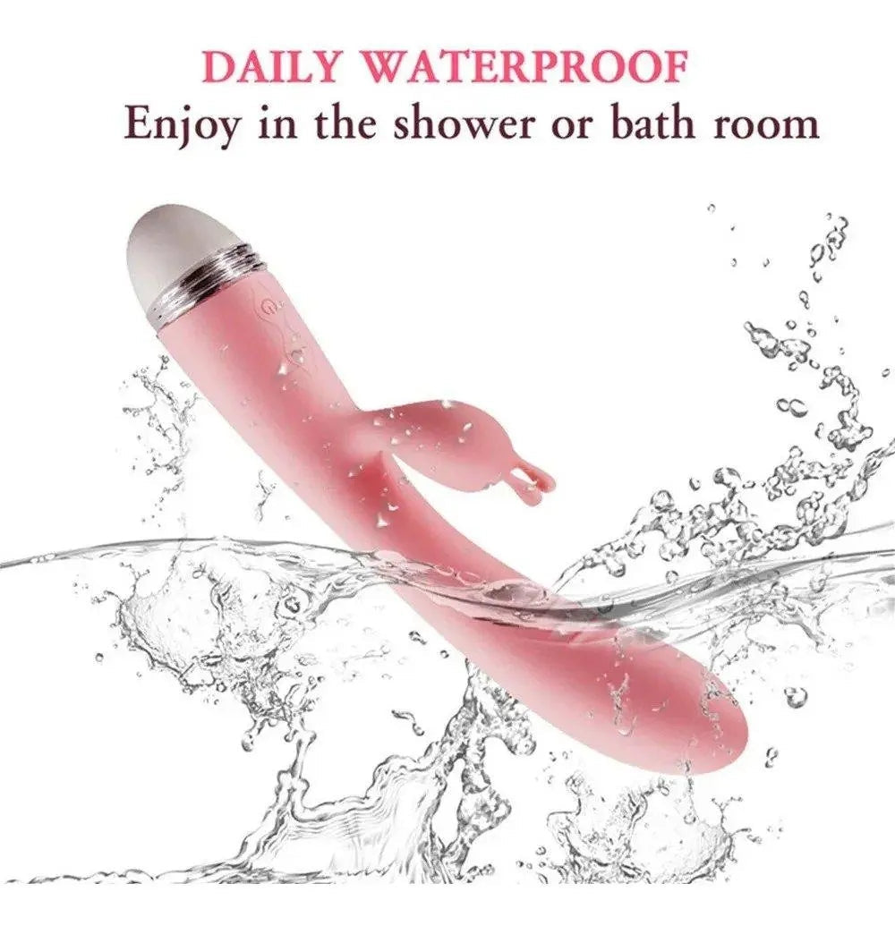 Rabbit Dual-Stimulation Personal Wellness Device – Rechargeable Silicone Body Massager