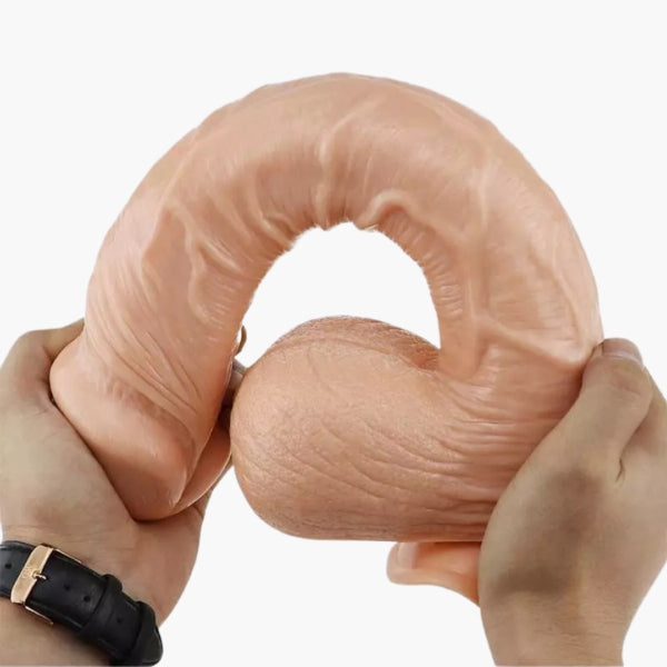7-Inch Contoured Personal Wellness Device – Adjustable Vibrating Silicone Massager
