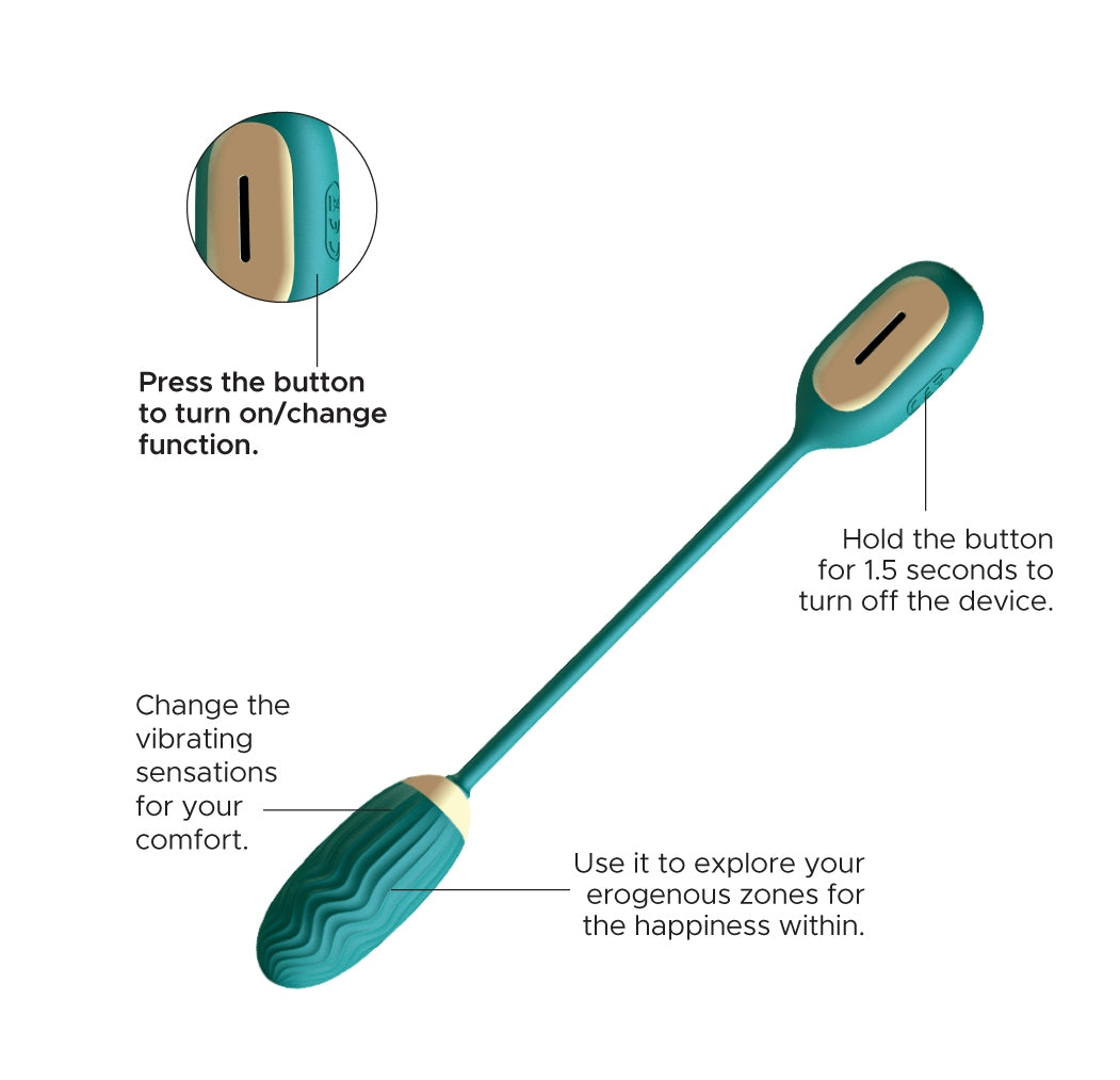 Natalya Audio-Responsive Personal Wellness Device – Wireless Bluetooth-Enabled Silicone Massager