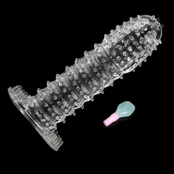 Textured Personal Wellness Sleeve – Reusable Silicone Enhancement Accessory
