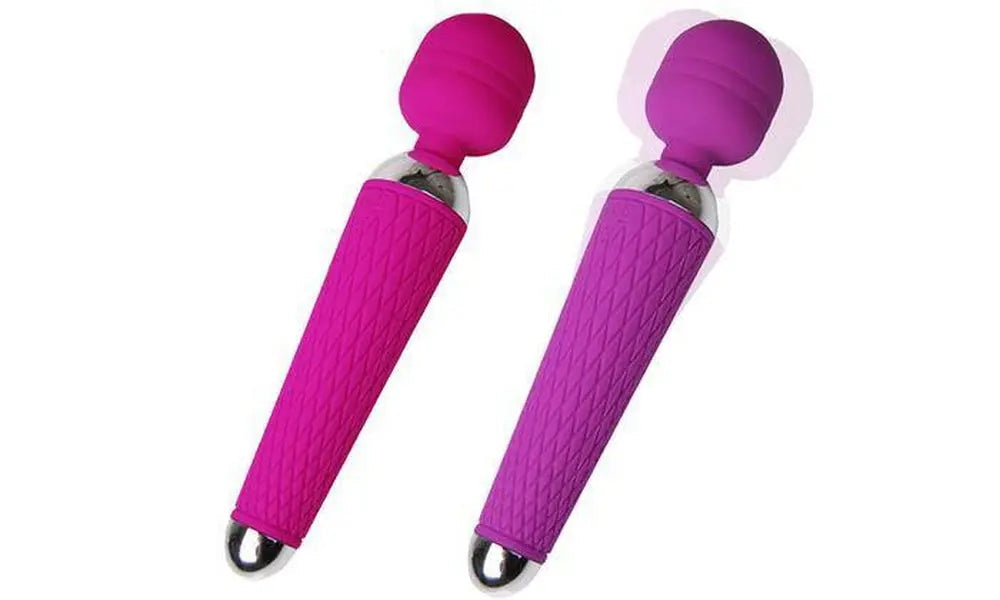 8-Inch Personal Wellness Wand - Rechargeable Silicone Body Massager