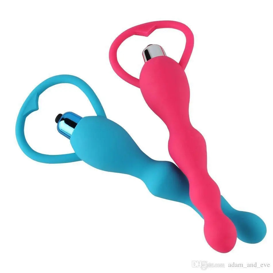 Beaded Personal Wellness Device – Multi-Speed Silicone Body Massager