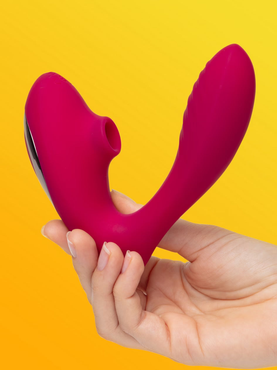 Indulge Dual Stimulation Personal Wellness Device - Rechargeable Silicone Massager