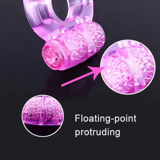 Men's Silicone Wellness Ring - Waterproof Vibrating Stamina Support Accessory