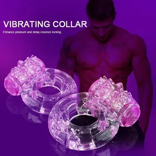 Men's Silicone Wellness Ring - Waterproof Vibrating Stamina Support Accessory