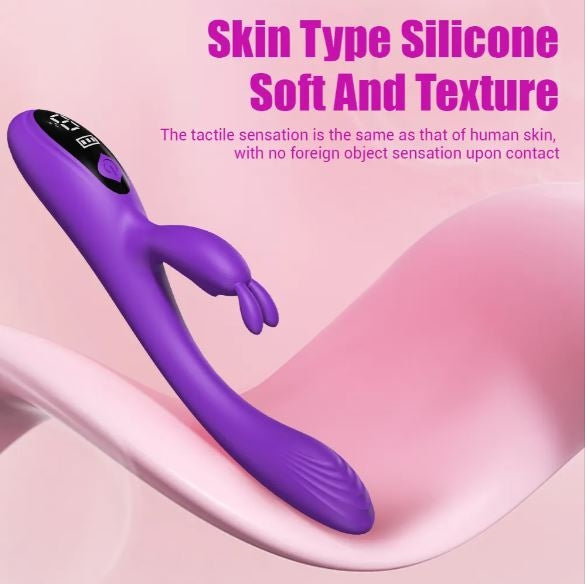 9-Mode Personal Wellness Device – Rechargeable Silicone Handheld Massager with LED Display