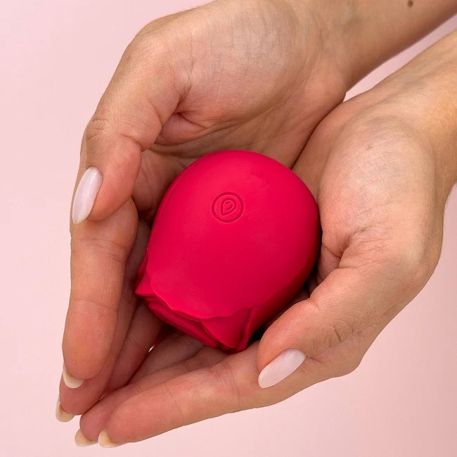 Rose-Inspired Personal Wellness Device – 10-Mode Air-Pulse Silicone Massager