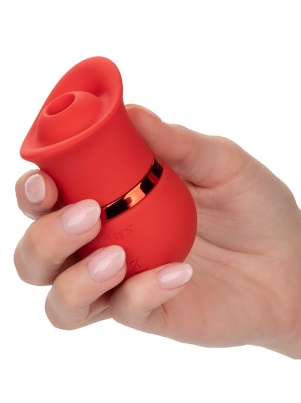 French Kiss Personal Wellness Set - Rechargeable 2-in-1 Silicone Sonic Massager