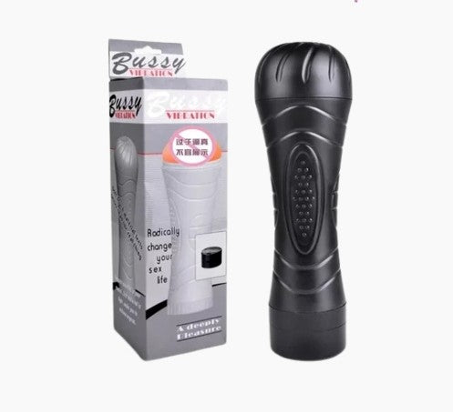 Men's Personal Wellness Sleeve - Textured Handheld Massager with Vibration
