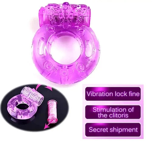 Men's Silicone Wellness Ring - Waterproof Vibrating Stamina Support Accessory