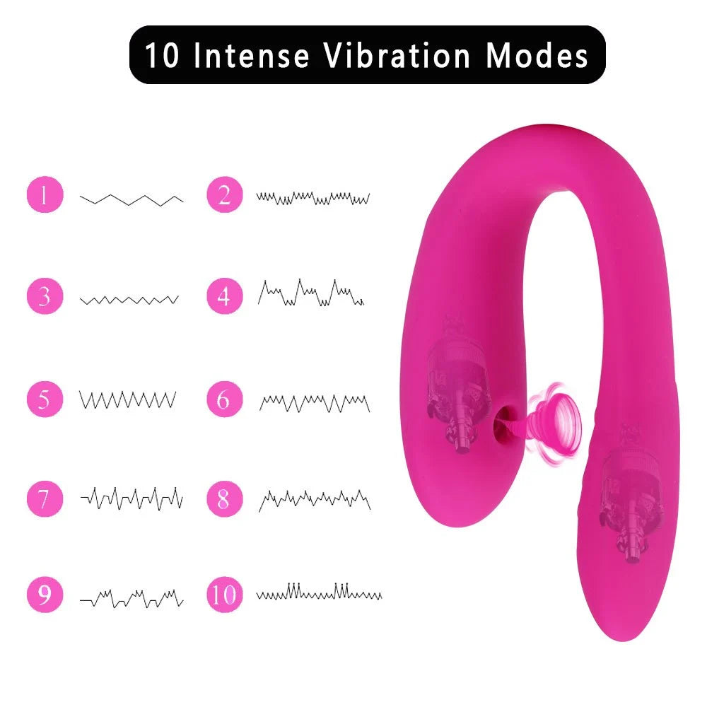 Premium S-Curve Body Massager - Dual Motor & Waterproof Design