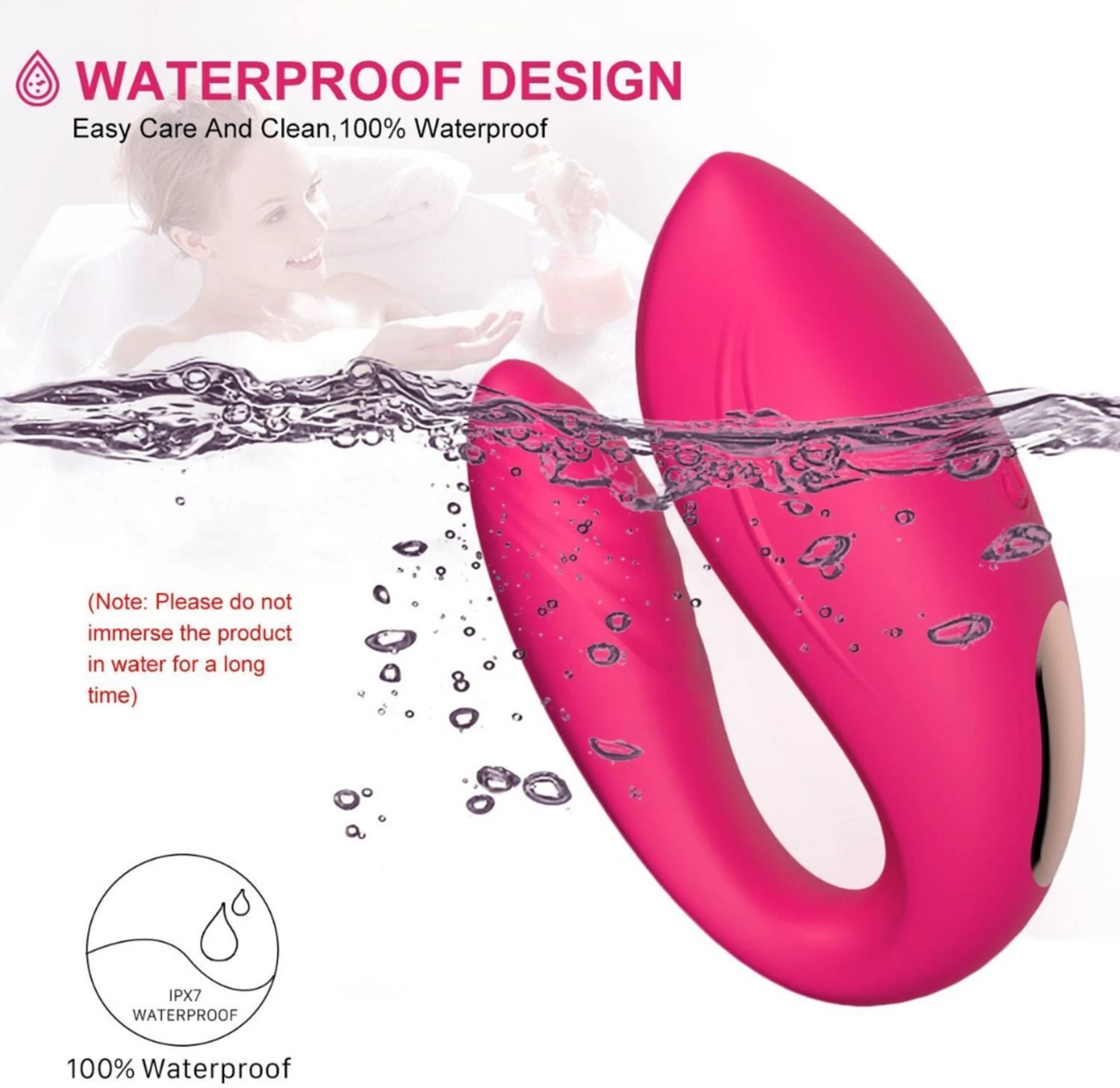 Premium S-Curve Body Massager - Dual Motor & Waterproof Design